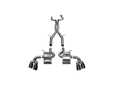 Corsa Performance 16-18 Chevy Camaro SS Xtreme+ 2.75in Cat-Back Dual Rear - 14771BLK