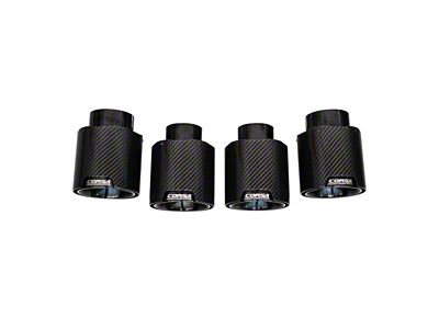 Corsa Performance 20-24 Chevrolet Corvette C8 RWD 4.5in Carbon Fiber Black - 21109CFBLK