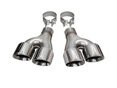 Corsa Performance 2011-2021 Jeep Grand Cherokee Twin 2.5in Inlet / 4in - 14068