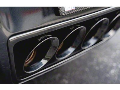 Corsa Performance 2014-2019 Chevrolet Corvette Quad 4.5in Black PVD Pro-Series Tip - 14778BLK