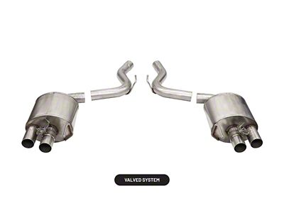 Corsa Performance 2015-2020 Ford Mustang GT350/R 5.2L V8 Dual Rear Axle-Back- 21098