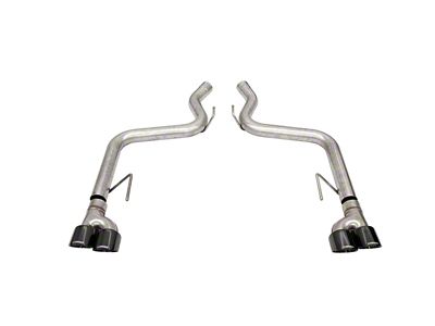 Corsa Performance 2018-2023 Ford Mustang GT Black 3.0in PVD AxleBack Exhaust - 21087BLK