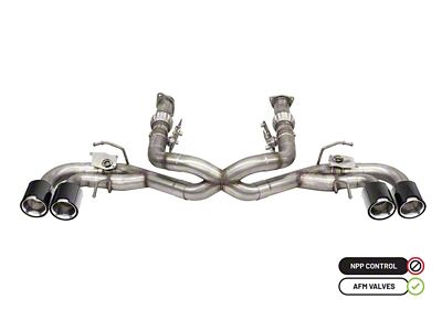 Corsa Performance 2020-2024 Chevrolet Corvette C8 RWD 3in Delete 4 Valve - 21106CF