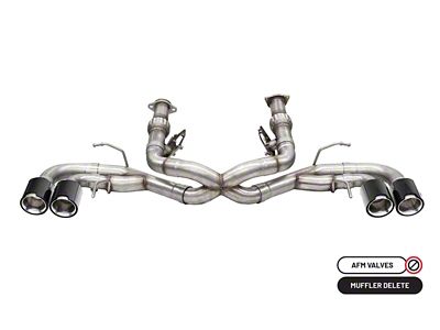 Corsa Performance 2020-2024 Chevrolet Corvette C8 RWD 3in Track Cat-Back Delete - 21104CF