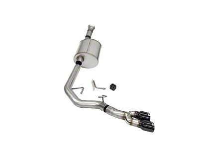 Corsa Performance 2021-2024 Ford F-150 SuperCab/6.5in Bed 3.5L V6 Sport Cat-Back - 21165BLK