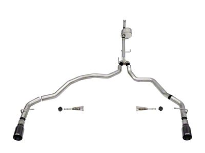 Corsa Performance 2021-2024 Ford F-150 SuperCab/6.5in Bed 5.0L V8 Xtreme Cat-Back - 21149BLK