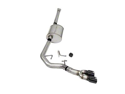 Corsa Performance 2021-2024 Ford F-150 SuperCrew/6.5in Bed 3.5L V6 Sport Cat-Back - 21168BLK