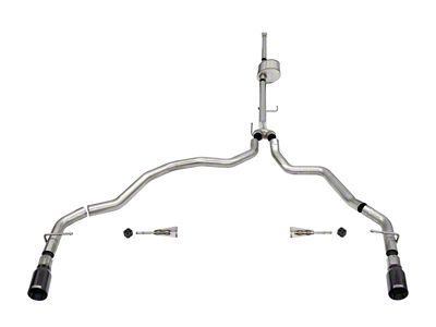 Corsa Performance 2021-2024 Ford F-150 SuperCrew/6.5in Bed 5.0L V8 Xtreme Cat-Back - 21152BLK