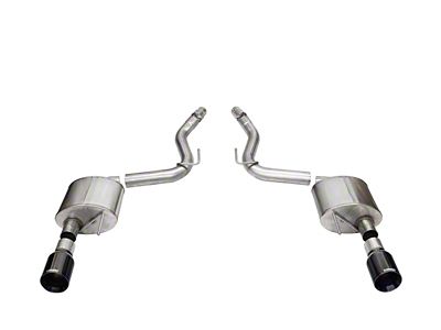 Corsa Performance 2024 Ford Mustang GT Sport Axle-Back Dual Rear Exit - 21253BLK