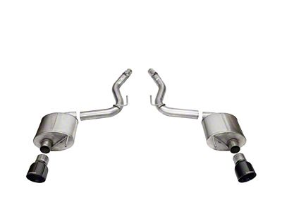 Corsa Performance 2024 Ford Mustang GT Touring Axle-Back Dual Rear Exit - 21256BLK