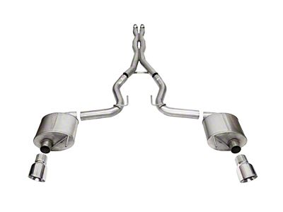 Corsa Performance 2024 MustangGT Sport Cat-Back Exhaust System 3.0in Dual - 21254