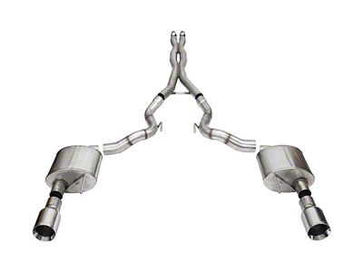 Corsa Performance 24 Ford Mustang GT Conv. Xtreme Cat-Back Ex. Sys. - 21271