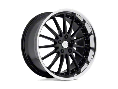 Coventry Wheels Whitley Gloss Black with Mirror Cut Lip Wheel; 18x9.5; 25mm Offset