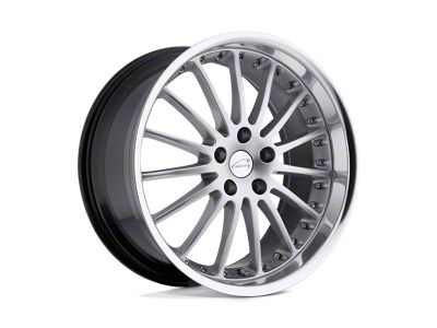 Coventry Wheels Whitley Hyper Silver with Mirror Cut Lip Wheel; 20x10; 25mm Offset