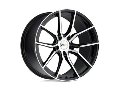 Cray Spider Gloss Black with Mirror Cut Face Wheel; 19x11; 76mm Offset