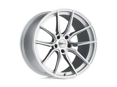 Cray Spider Silver with Mirror Cut Face Wheel; 20x9.5; 56mm Offset