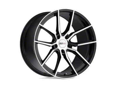 Cray Spider Gloss Black with Mirror Cut Face Wheel; 20x9; 38mm Offset