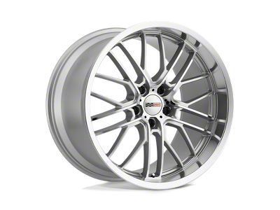 Cray Eagle Silver with Mirror Cut Face and Lip Wheel; 19x9; 50mm Offset