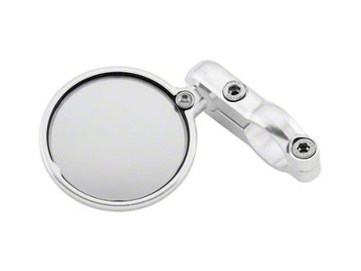 CRG Constructors Blindsight 2 in. Round Bar-End Mirror - Silver - BS-201