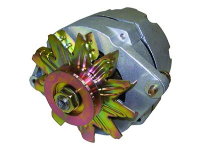 Crown Automotive Jeep Replacement 106 AMP Alternator for Select 1975-91 Jeep CJs, YJ, XJ, MJ, SJ, J-Series - J8134663