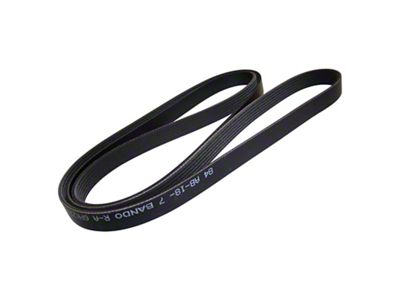 Crown Automotive Jeep Replacement Accessory Drive Belt for Misc. 1997-2011 Jeep, Dodge, Chrysler, Ram Models - 53013298AA