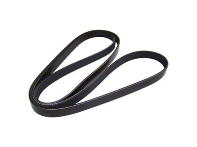 Crown Automotive Jeep Replacement Accessory Drive Belt for Misc. 99/06 Jeep Vehicles; 88.0-Inch Long, 6 Ribs - 4854033