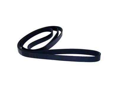 Crown Automotive Jeep Replacement Accessory Drive Belt for Various & Dodge Vehicles; 100.39-Inch, 6 Ribs - 4891598AB