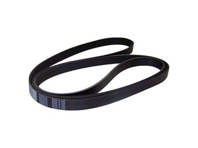 Crown Automotive Jeep Replacement Accessory Drive Belt for Various & Dodge Vehicles; 89.4-Inch Long, 6 Ribs - 53010234