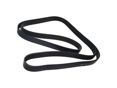 Crown Automotive Jeep Replacement Accessory Drive Belt for Various Jeep Vehicles w/ A/C; 91-Inch Long, 6 Ribs - 53011035