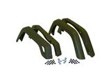 Crown Automotive Jeep Replacement Fender Flare Kit, Left and Right, Front & Rear, Black Textured, 3-3/4-Inch Width - 55254918K