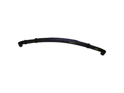 Crown Automotive Jeep Replacement Front HD Leaf Spring for 1976-91 Jeep SJ, Includes Bushings, 4-Leaf - J5362950