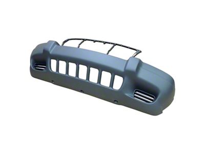 Crown Automotive Jeep Replacement Gray Textured Front Fascia for Various 1999-2001 WJ Grand Cherokees - 5EU79HS5