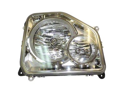 Crown Automotive Jeep Replacement Left Headlight Assembly for Jeep KK Liberty w/ Fog Lamps. Includes Bulbs. - 55157339AE