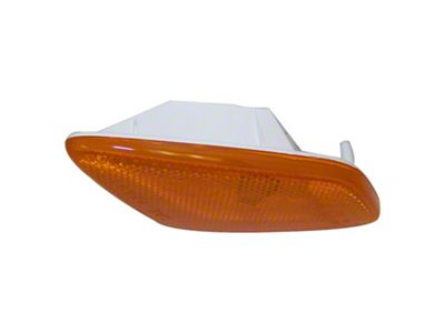 Crown Automotive Jeep Replacement Left Side Marker Lamp, Amber w/ Clear Bulb for 1997-2006 Jeep TJ Wrangler - 55155629AB