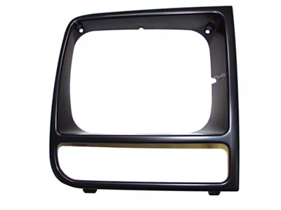 Crown Automotive Jeep Replacement Black Right Headlight Bezel for 97/01 XJ Cherokee - 55055136
