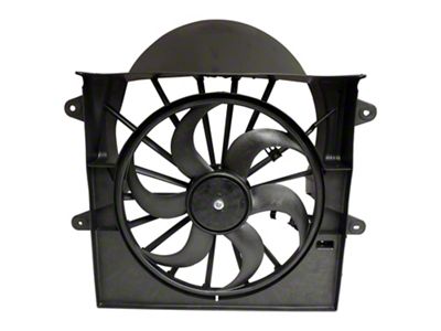 Crown Automotive Jeep Replacement Cooling Fan; Clutch and Motor - 5143208AA