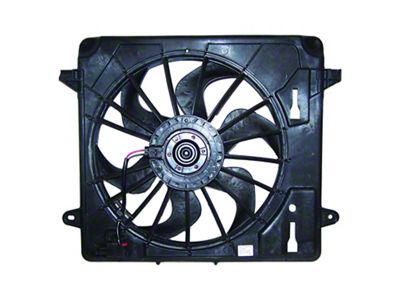 Crown Automotive Jeep Replacement Cooling Fan; Clutch and Motor - 55056642AD