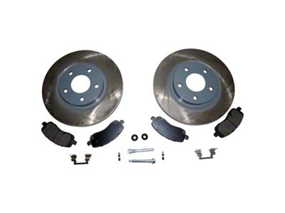 Crown Automotive Jeep Replacement Disc Brake Pad and Rotor Kit - 5105514K