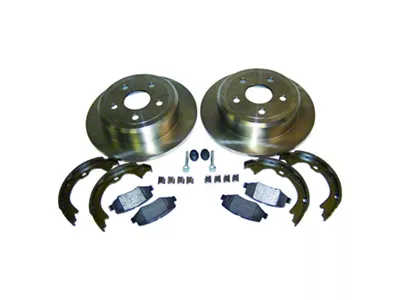 Crown Automotive Jeep Replacement Disc Brake Pad and Rotor Kit - 52060147K