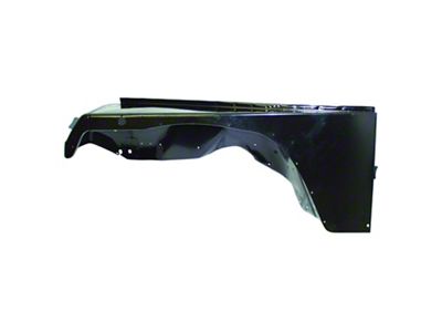 Crown Automotive Jeep Replacement Fender, Left Front, Black - 55013515