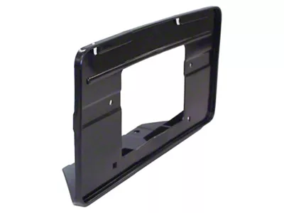 Crown Automotive Jeep Replacement Front License Plate Bracket for XJ Cherokee, Black - 52003479