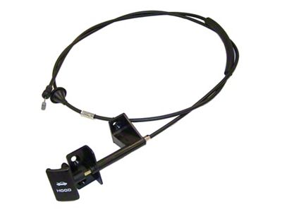 Crown Automotive Jeep Replacement Hood Release Cable for 1997-2001 XJ Cherokee w/ LHD - 55235483AD