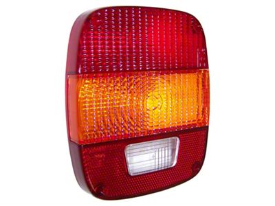 Crown Automotive Jeep Replacement Left or Right Tail Light Lens - 83501003
