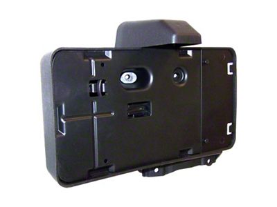 Crown Automotive Jeep Replacement License Plate Bracket, Rear, Black, w/ Lamp - 68064720AA