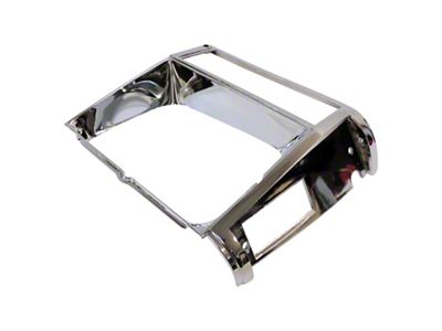 Crown Automotive Jeep Replacement Right Chrome Headlight Bezel for 84/90 XJ Cherokee & MJ Comanche - 55002244