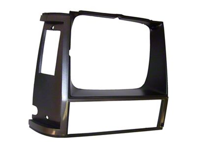 Crown Automotive Jeep Replacement Right Gray Headlight Bezel for 84/90 XJ Cherokee & 86/90 MJ Comanche - 55000682