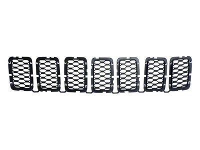 Crown Automotive Jeep Replacement Black Honeycomb Grille Insert Set for Various 2016-2019 Jeep WK Grand Cherokee - 68317863AA