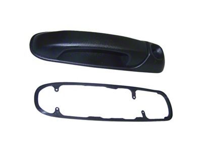 Crown Automotive Jeep Replacement Black Left Front Door Handle for Misc. 1999-2004 Jeep WJ, WG Grand Cherokee - 55136351AD