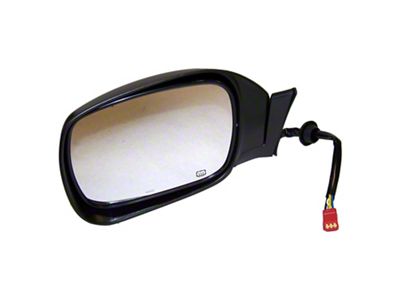 Crown Automotive Jeep Replacement Black Left Power, Heated Folding Mirror for 1997-2001 XJ Cherokee - 55154951AC