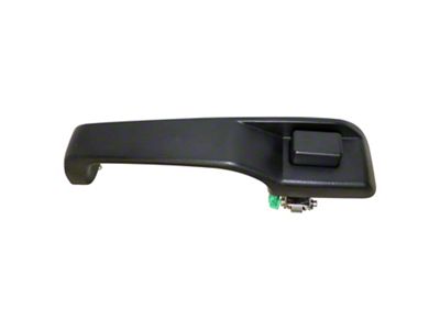 Crown Automotive Jeep Replacement Black Textured Left Front or Rear Exterior Door Handle for 97/01 XJ Cherokee - 55076057AB